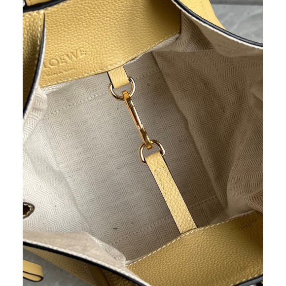 Loewe Compact Hammock Bag in Dark Butter Grained Calfskin Loewe Compact Hammock Bag in Dark Butter Grained Calfskin