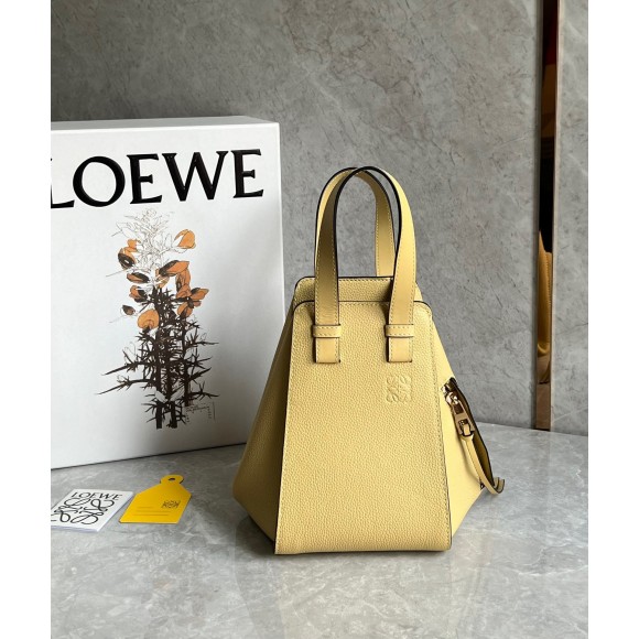 Loewe Compact Hammock Bag in Dark Butter Grained Calfskin Loewe Compact Hammock Bag in Dark Butter Grained Calfskin