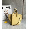 Loewe Compact Hammock Bag in Dark Butter Grained Calfskin