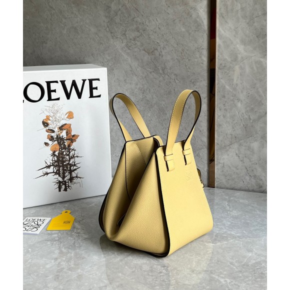 Loewe Compact Hammock Bag in Dark Butter Grained Calfskin Loewe Compact Hammock Bag in Dark Butter Grained Calfskin