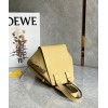 Loewe Compact Hammock Bag in Dark Butter Grained Calfskin