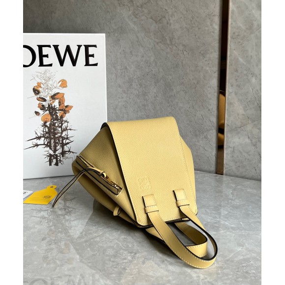 Loewe Compact Hammock Bag in Dark Butter Grained Calfskin Loewe Compact Hammock Bag in Dark Butter Grained Calfskin