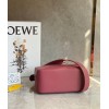 Loewe Puzzle Small Bag In Plumrose Satin Calfskin