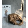 Loewe Small Squeeze Bag in Brown Nappa Lambskin