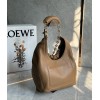 Loewe Small Squeeze Bag in Brown Nappa Lambskin