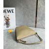 Loewe Mini Hammock Hobo Bag in Clay Green Calfskin