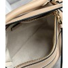 Loewe Puzzle Mini Bag In White/Warm Desert Calfskin