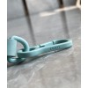 Loewe Puzzle Mini Bag In Aquamarine Satin Calfskin