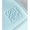 Loewe Puzzle Mini Bag In Aquamarine Satin Calfskin