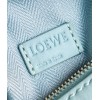 Loewe Puzzle Mini Bag In Aquamarine Satin Calfskin