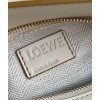 Loewe Puzzle Mini Bag in Multicolor Angora and Beige Calfskin