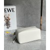 Loewe Puzzle Small Bag In White Grained Leather