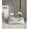 Loewe Puzzle Hobo Bag In White Nappa Calfskin