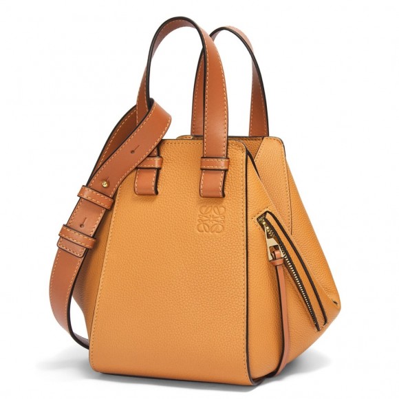 Loewe Compact Hammock Bag in Light Caramel Grained Calfskin Loewe Compact Hammock Bag in Light Caramel Grained Calfskin