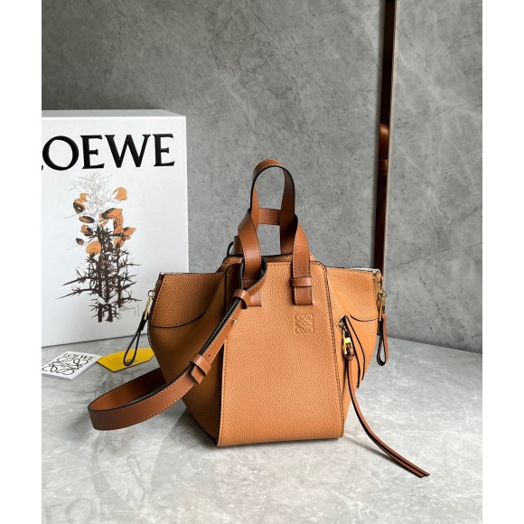 Loewe Compact Hammock Bag in Light Caramel Grained Calfskin Loewe Compact Hammock Bag in Light Caramel Grained Calfskin