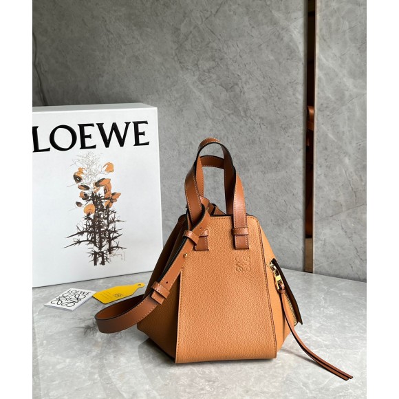 Loewe Compact Hammock Bag in Light Caramel Grained Calfskin Loewe Compact Hammock Bag in Light Caramel Grained Calfskin