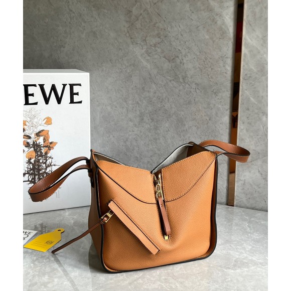 Loewe Compact Hammock Bag in Light Caramel Grained Calfskin Loewe Compact Hammock Bag in Light Caramel Grained Calfskin