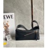 Loewe Puzzle Hobo Bag In Black Nappa Calfskin