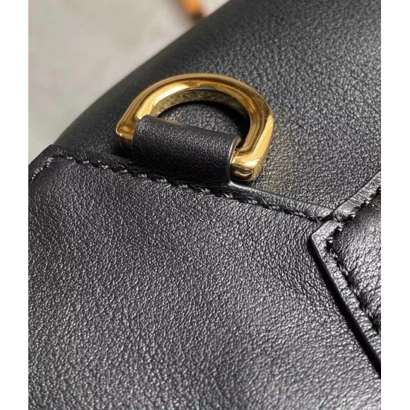 Loewe Puzzle Hobo Bag In Black Nappa Calfskin Loewe Puzzle Hobo Bag In Black Nappa Calfskin