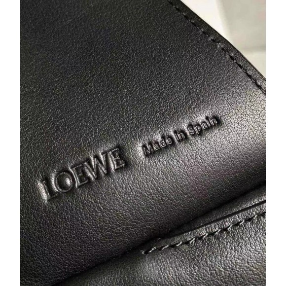 Loewe Puzzle Hobo Bag In Black Nappa Calfskin Loewe Puzzle Hobo Bag In Black Nappa Calfskin