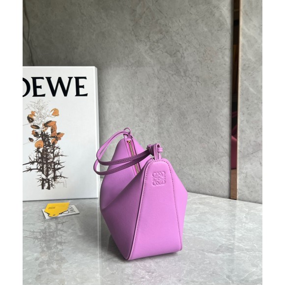 Loewe Mini Hammock Hobo Bag in Rockrose Calfskin Loewe Mini Hammock Hobo Bag in Rockrose Calfskin
