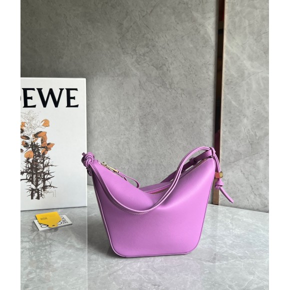 Loewe Mini Hammock Hobo Bag in Rockrose Calfskin Loewe Mini Hammock Hobo Bag in Rockrose Calfskin