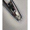 Loewe Compact Hammock Bag in Pearl Grey Grained Calfskin