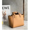 Loewe Hammock Nugget Bag In Brown Calfskin