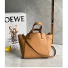 Loewe Hammock Nugget Bag In Brown Calfskin