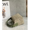 Loewe Cubi Small Bag In Green Anagram Jacquard