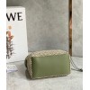 Loewe Cubi Small Bag In Green Anagram Jacquard