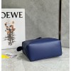 Loewe Puzzle Edge Small Bag In Deep Purple Satin Calfskin