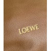 Loewe Medium Squeeze Bag in Brown Nappa Lambskin