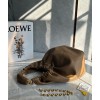 Loewe Medium Squeeze Bag in Brown Nappa Lambskin