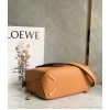 Loewe Puzzle Small Bag In Brown Grained Calfskin