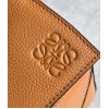 Loewe Puzzle Small Bag In Brown Grained Calfskin