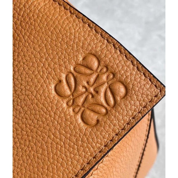 Loewe Puzzle Small Bag In Brown Grained Calfskin Loewe Puzzle Small Bag In Brown Grained Calfskin