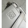 Loewe Gate Dual Mini Bag In Grey Calfskin