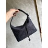 Loewe Cubi Medium Bag in Black Anagram Jacquard