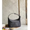 Loewe Cubi Medium Bag in Black Anagram Jacquard