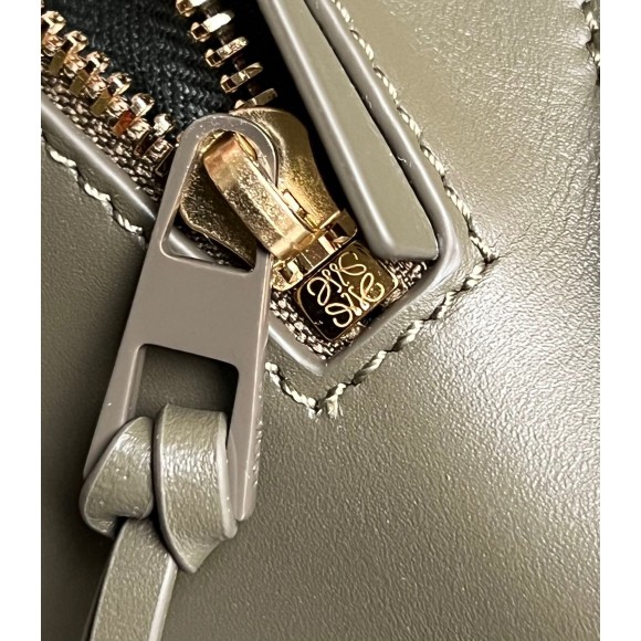 Loewe Compact Hammock Bag in Khaki Green Satin Calfskin Loewe Compact Hammock Bag in Khaki Green Satin Calfskin