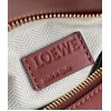 Loewe Puzzle Small Bag In Multicolour Purple Calfskin