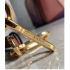 Loewe Puzzle Small Bag In Multicolour Purple Calfskin