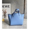 Loewe Hammock Nugget Bag In Celestine Blue Calfskin