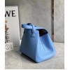 Loewe Hammock Nugget Bag In Celestine Blue Calfskin