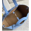 Loewe Hammock Nugget Bag In Celestine Blue Calfskin