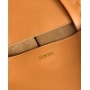 Loewe Large Puzzle Fold Tote Bag in Tan Calfskin