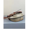 Loewe Gate Dual Mini Bag In Amber/Grey Calfskin