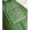 Loewe Cubi Small Bag in Green Calfskin and Jacquard