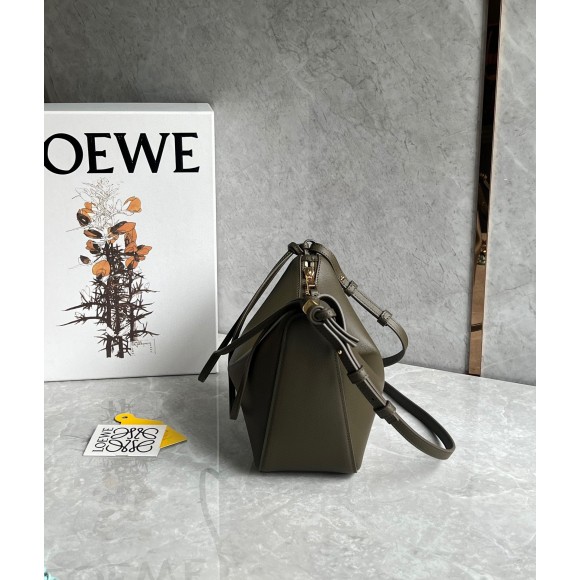 Loewe Mini Hammock Hobo Bag in Dark Green Calfskin Loewe Mini Hammock Hobo Bag in Dark Green Calfskin